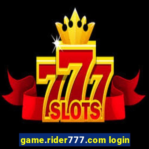 game.rider777.com login